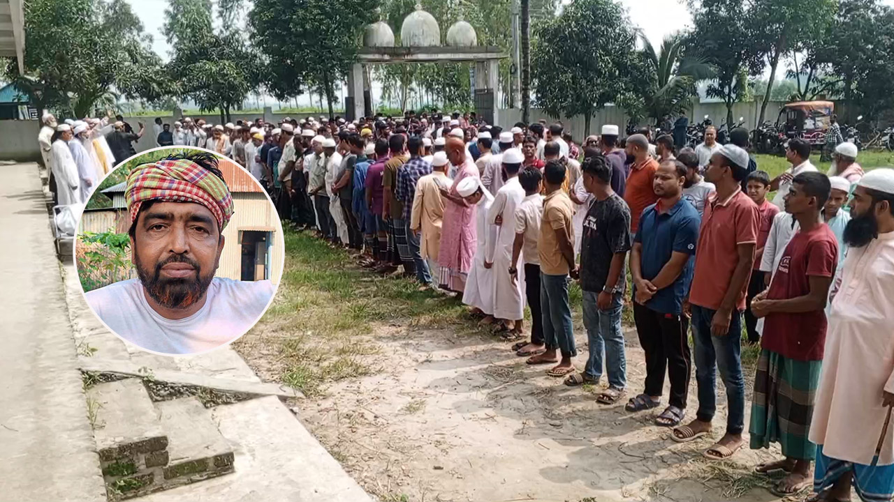 ভাইরাল কৃষক কবিরের দাফন সম্পন্ন, এলাকায় শোকের ছায়া