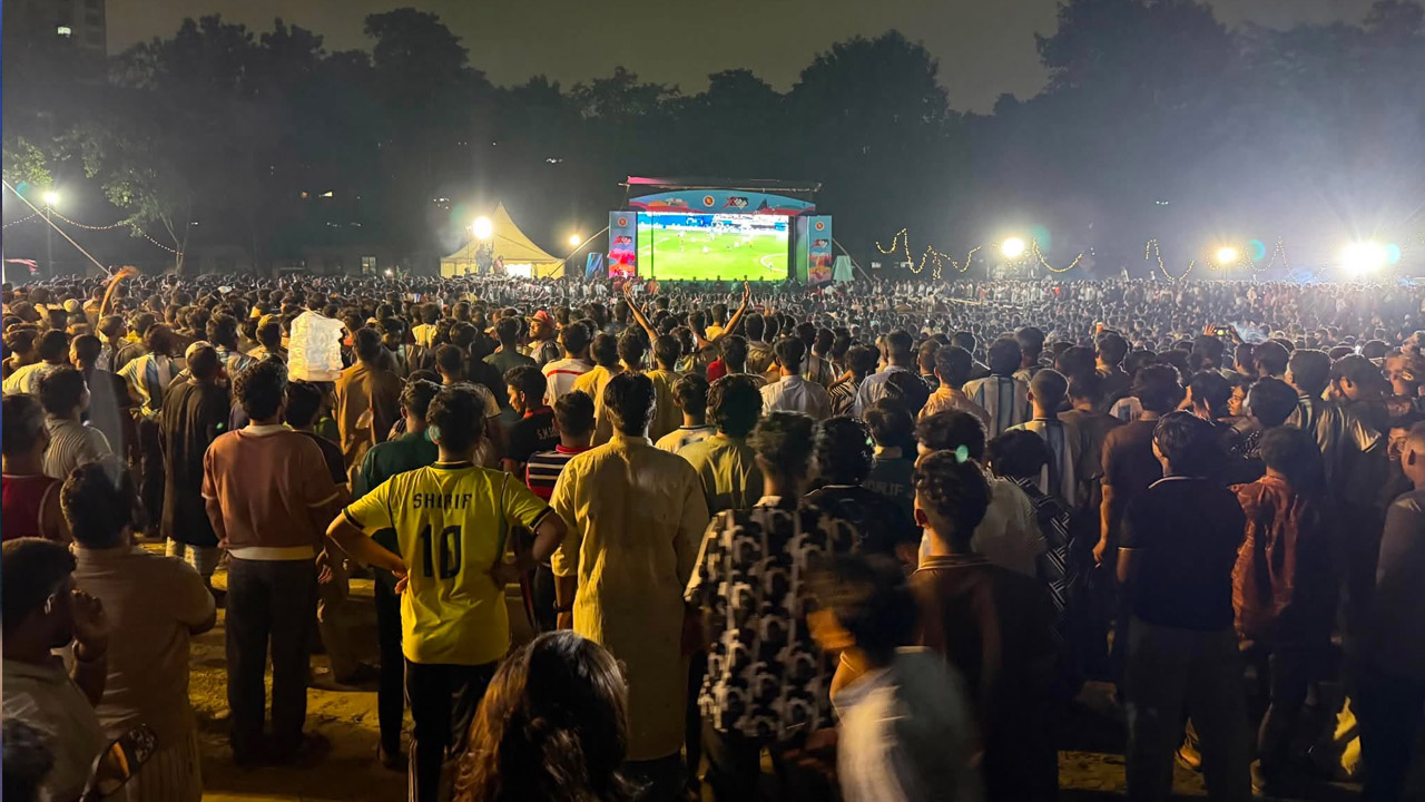 রাজধানীতে যেসব স্থানে বড় পর্দায় দেখা যাবে আর্জেন্টিনা-স্পেন ফাইনাল ম্যাচ