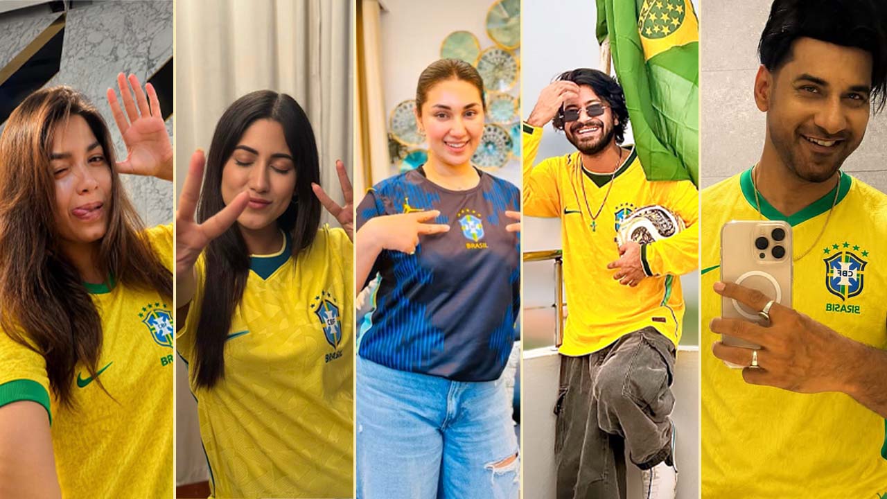 Showbiz world erupts in celebration after Brazil's victory
