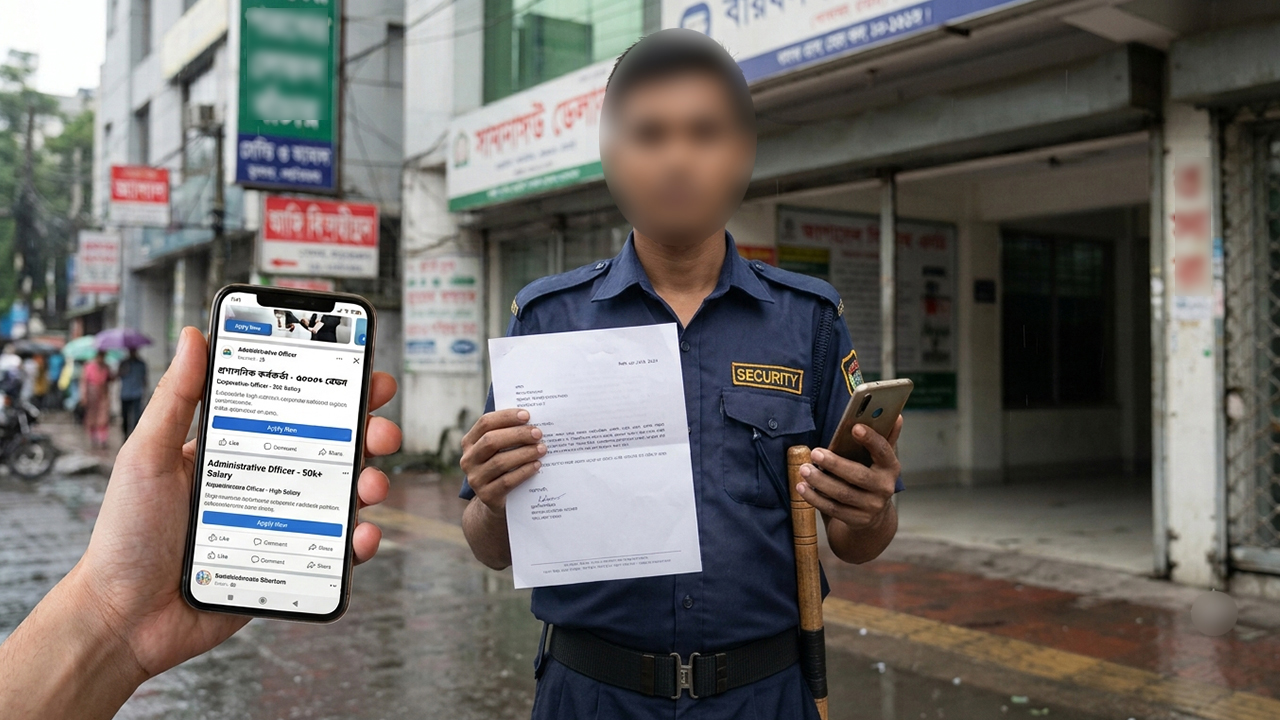 ভালো পদের লোভে টাকা দিয়ে জুটছে গার্ডের চাকরি