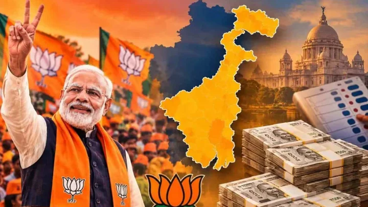 পাঁচ রাজ্যের ভোটে বিজেপির ব্যয় ৫২৯ কোটি, ৫৪ শতাংশই পশ্চিমবঙ্গে