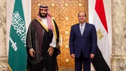 Egyptian president, Saudi crown prince meet in Cairo for talks