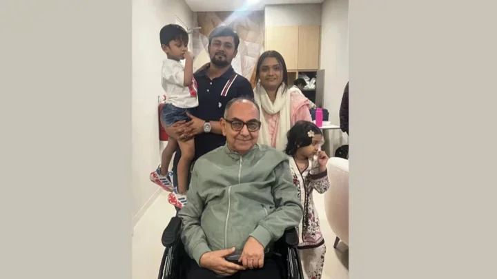 Mirza Abbas returns home after over five months of treatment abroad