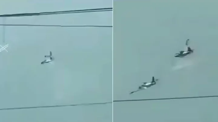 মাঝ আকাশে দুই বিমানের সংঘর্ষ, ৪ পাইলট নিহত