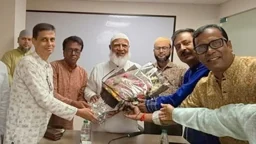 মিরপুর কেন্দ্রীয় মন্দিরের নেতৃবৃন্দের সঙ্গে বিরোধীদলীয় নেতার মতবিনিময়