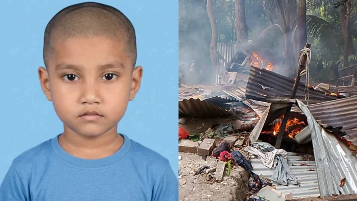 নিখোঁজ শিশুর গলাকাটা লাশ উদ্ধার, প্রতিবেশীর বাড়িতে গ্রামবাসীর আগুন