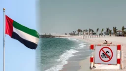 ট্যাঙ্কার থেকে তেল ছড়িয়ে পড়ায় শারজাহ’র সব সৈকত বন্ধ ঘোষণা