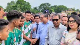 তারুণ্যনির্ভর বাংলাদেশ গড়তে খেলাধুলাই প্রধান হাতিয়ার: মীর শাহে আলম 