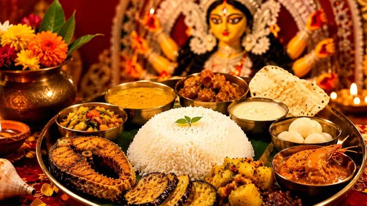 অষ্টমী-নবমীতে জমুক ভোজ, পাতে থাকুক বৈচিত্র্য