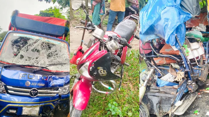 ঠাকুরগাঁওয়ে ত্রিমুখী সংঘর্ষে দুই নারী নিহত, আহত ৪