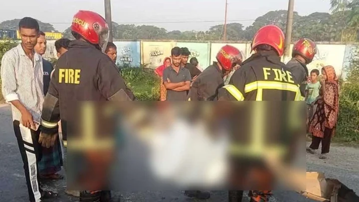 লেগুনায় কাভার্ডভ্যানের ধাক্কা, প্রাণ গেল দুই শ্রমিকের