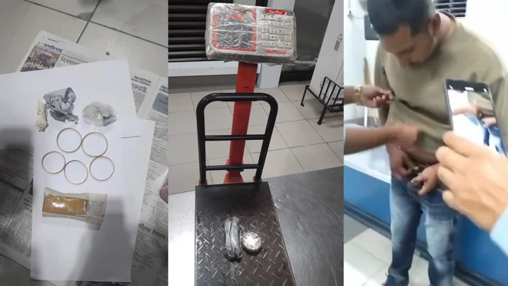 দুবাইফেরত যাত্রীর শরীরে তল্লাশি, মিলল তিন কোটি টাকার ‘গোল্ড পেস্ট’