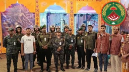 দুর্গোৎসবে নিরাপত্তায় আনসার বাহিনীর প্রযুক্তিনির্ভর নিরাপত্তায় নতুন দৃষ্টান্ত