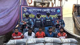 মিয়ানমারে পাচারের সময় ৬৫০ বস্তা সিমেন্টসহ আটক ৫