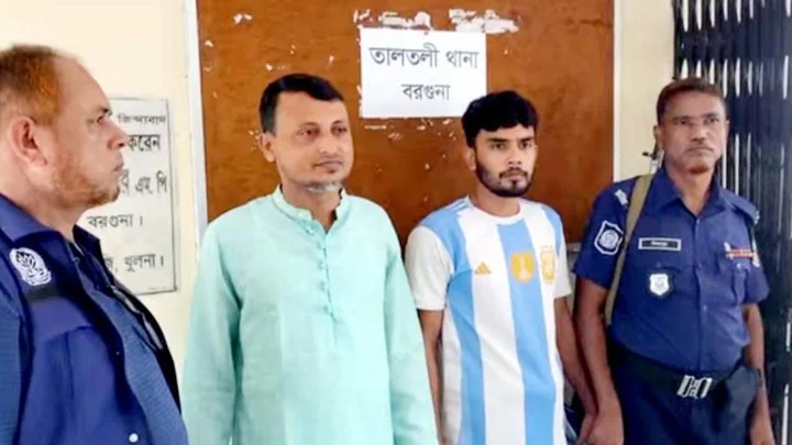 বরগুনায় জেলা যুবলীগ নেতা গ্রেপ্তার
