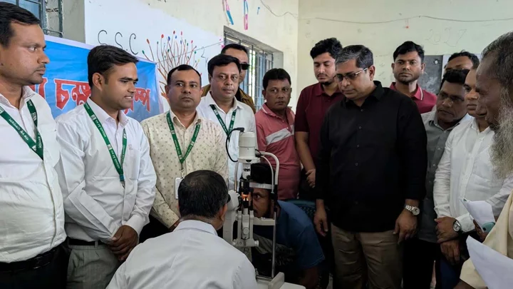 জাইমা রহমানের জন্মদিন উপলক্ষে বগুড়ায় বিনামূল্যে চক্ষু চিকিৎসা