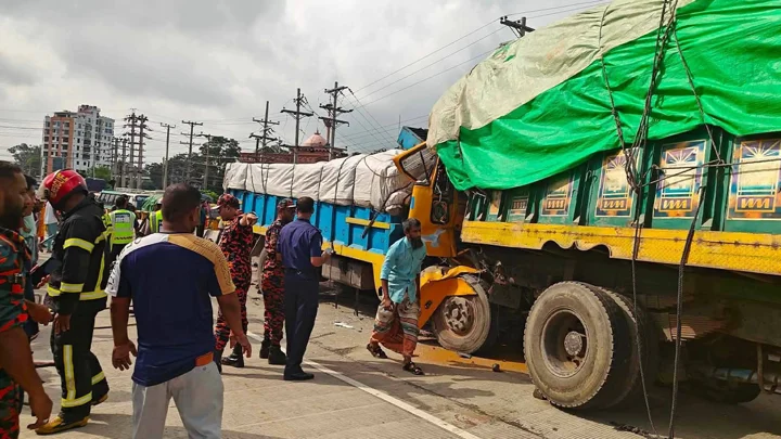 গাড়ি মেরামতের সময় ট্রাকের ধাক্কায় প্রাণ গেল বাবা-ছেলেসহ তিনজনের