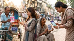 বাংলা কিউআর: স্মার্টফোনেই কেনাকাটা, দেওয়া যাবে ভিক্ষাও
