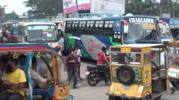 বরিশালের সব রুটে বাস চলাচল স্বাভাবিক