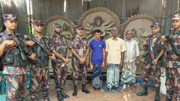 চাঁপাইনবাবগঞ্জে দুর্গাপূজার নিরাপত্তায় ৩৩৯ পুলিশ ও ১৩ প্লাটুন বিজিবি