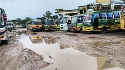 ২০ বছরেও আধুনিকতার ছোঁয়া লাগেনি পিরোজপুর বাস টার্মিনালে