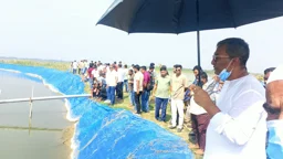 ৪০০ একর কৃষিজমি দখল করে ঝিল, এমপি মানিকের নেতৃত্বে উচ্ছেদ অভিযান