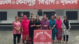 সীমান্ত দিয়ে ভারতে অনুপ্রবেশকালে ৮ নারী আটক