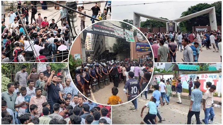 চার ক্যাম্পাসে ছাত্রদল-ছাত্রশিবির সংঘর্ষ