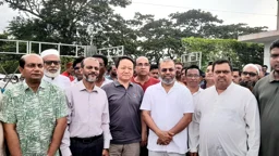 খানজাহান আলী বিমানবন্দর প্রকল্প এলাকা পরিদর্শনে চীনা প্রতিনিধিদল