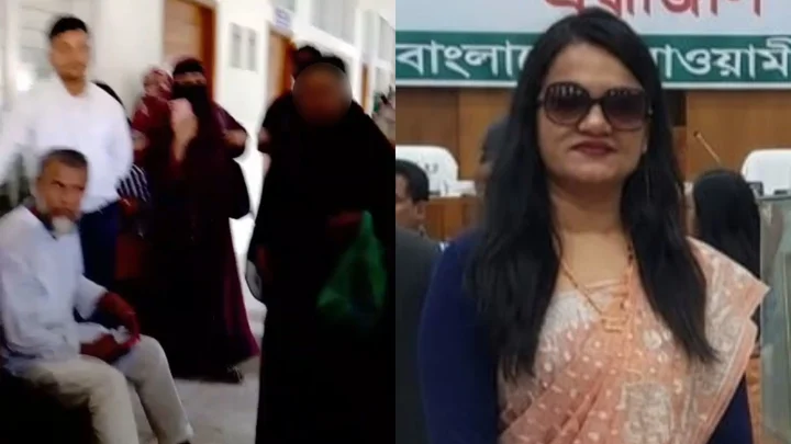 আদালতে বাদীকে ‘থাপ্পড়’ দিয়ে আটক মহিলা আ.লীগ নেত্রী