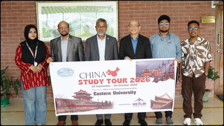 চীনে পৌঁছেছে ইস্টার্ন ইউনিভার্সিটির ১১ সদস্যের প্রতিনিধি দল
