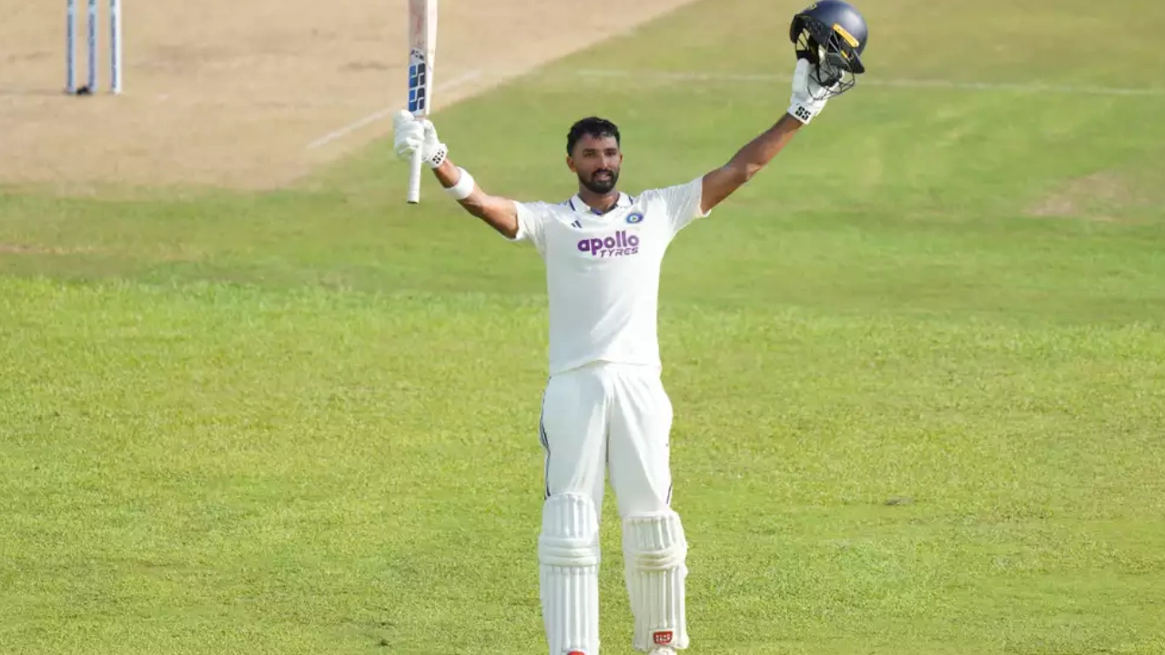 ৬০০তম টেস্টে পাডিক্কালের প্রথম শতকে ভারতের দাপট