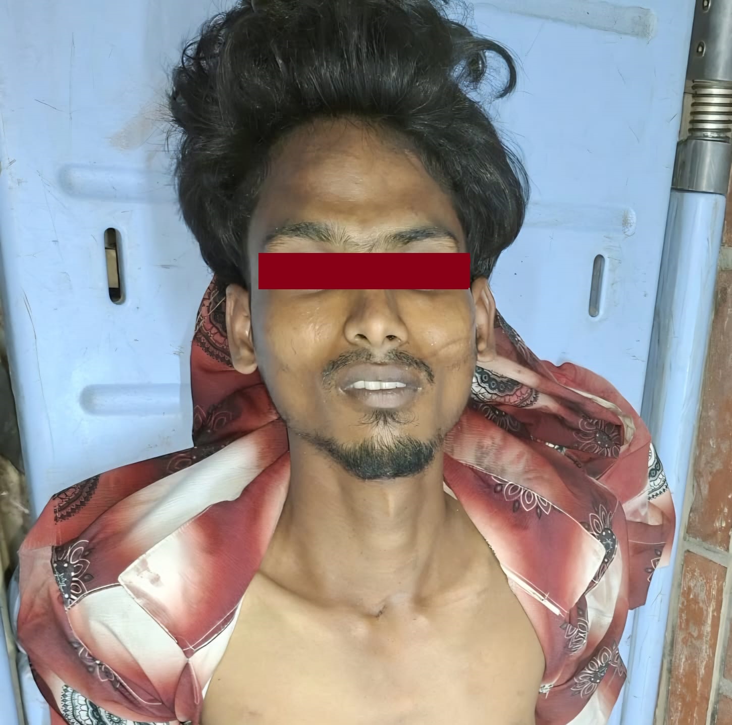 ছুরিকাঘাতে নিহত রিকশাচালক। ছবি: ডিএমপি