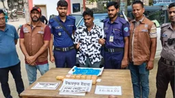 বিলাসবহুল গাড়িতে মিলল ৩০ হাজার পিস ইয়াবা, আটক ১