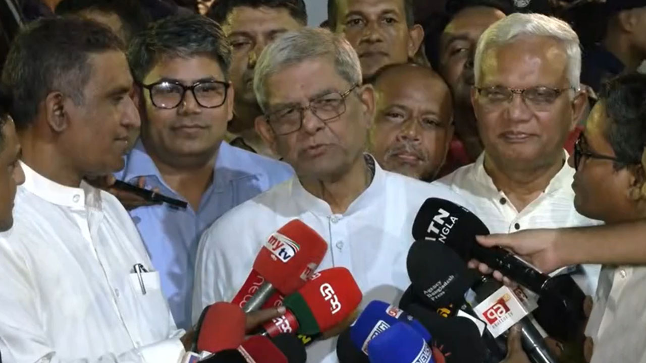রাষ্ট্রপতি নির্বাচনের সিদ্ধান্ত নেবেন প্রধানমন্ত্রী: মির্জা ফখরুল