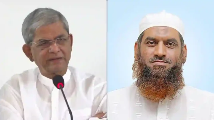 রাষ্ট্রপতি নির্বাচিত হওয়ায় মির্জা ফখরুলকে মামুনুল হকের শুভেচ্ছা