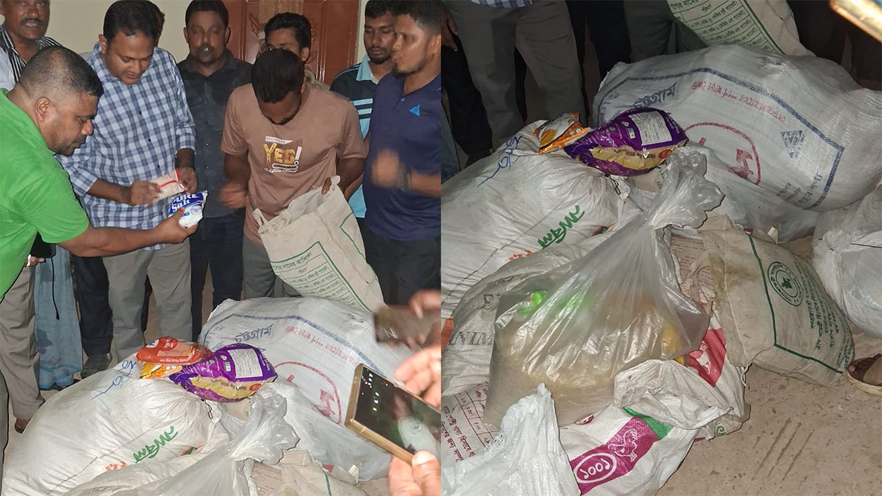 ২০২৪ সালের ত্রাণ পাওয়া গেল পিআইও অফিসের কর্মচারীর বাসায়