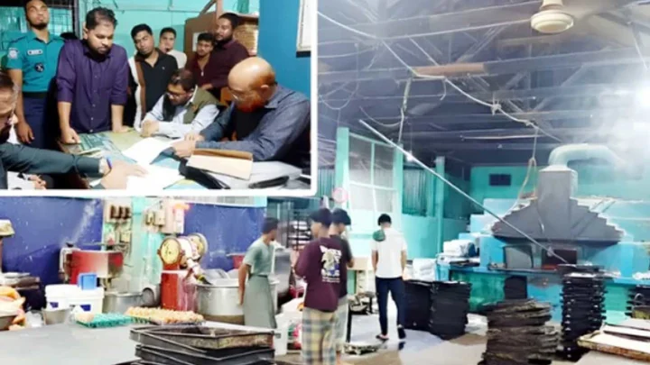 সিলেটে দুই বেকারিকে পৌনে তিন লাখ টাকা জরিমানা