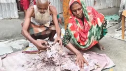 ইঁদুর-উইপোকায় কাটা ২ লাখ টাকা প্রবাসীর সহায়তায় ফেরত পেলেন কৃষক
