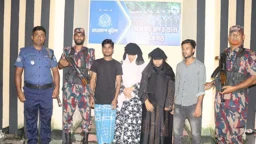 পঞ্চগড় সীমান্তে বিজিবির হাতে আটক ৪ রোহিঙ্গা