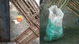 টঙ্গীতে বস্তার ভেতর ১০-১২টি ‘ককটেল’, এলাকা ঘিরে রেখেছে পুলিশ