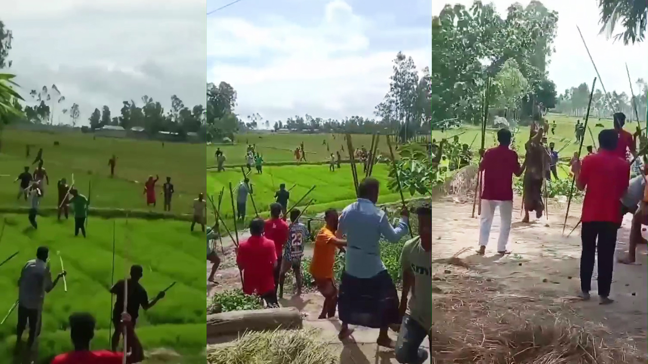 হবিগঞ্জে জমি নিয়ে দুপক্ষের টেঁটা যুদ্ধ, ১০ জন আহত