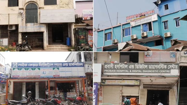 মাদারীপুরে ১৭৭ ক্লিনিক-ডায়াগনস্টিকের ১৬৩টিই অনুমোদনহীন