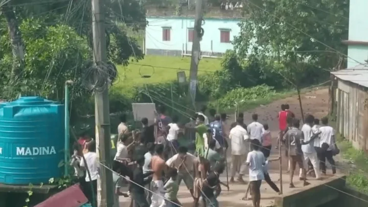 হবিগঞ্জে দুই গ্রামবাসীর মধ্যে ঘণ্টাব্যাপী সংঘর্ষ, আহত ১০