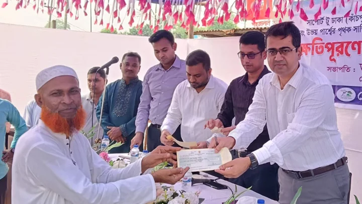 চার লেন প্রকল্পে হবিগঞ্জে ক্ষতিগ্রস্তদের ১০ কোটি ১৫ লাখ টাকা ক্ষতিপূরণ