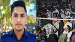 জামালপুরে পৌঁছাল এসআই মিজানুরের মরদেহ, শোকের মাতম