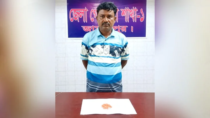 ইয়াবাসহ গ্রেপ্তার বিএনপি নেতা কারাগারে