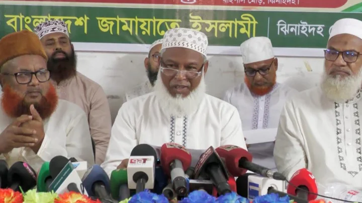 ঝিনাইদহে জামায়াতের ৩ এমপির সংবাদ সম্মেলন