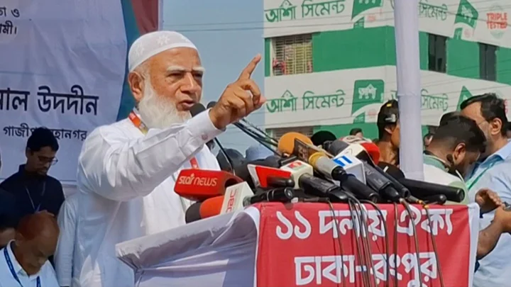 বিএনপি পানি খাবে, কিন্তু ঘোলা করে খাবে: জামায়াত আমির