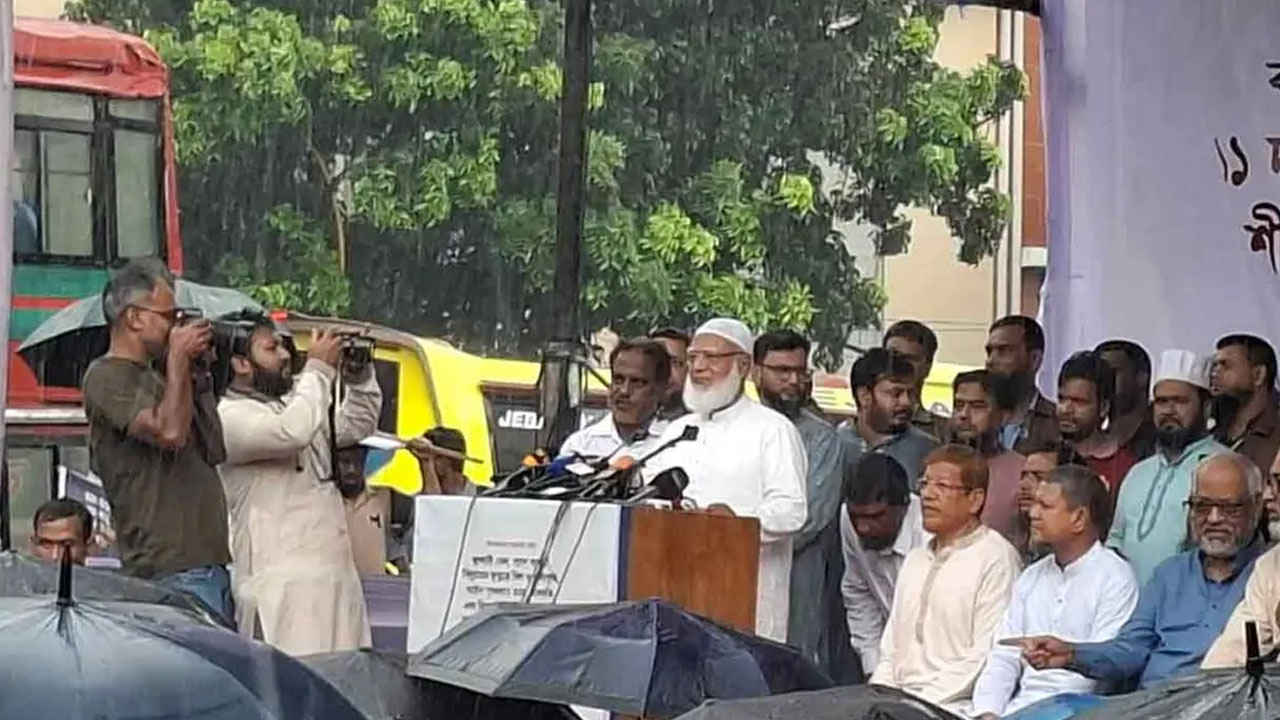 দাবি আদায় না হওয়া পর্যন্ত আন্দোলন চলবে: জামায়াত আমির